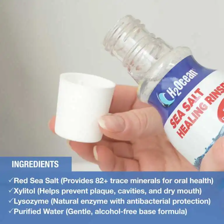 H2Ocean Healing Rinse Mouthwash – Arctic Ocean Mint - Image 6